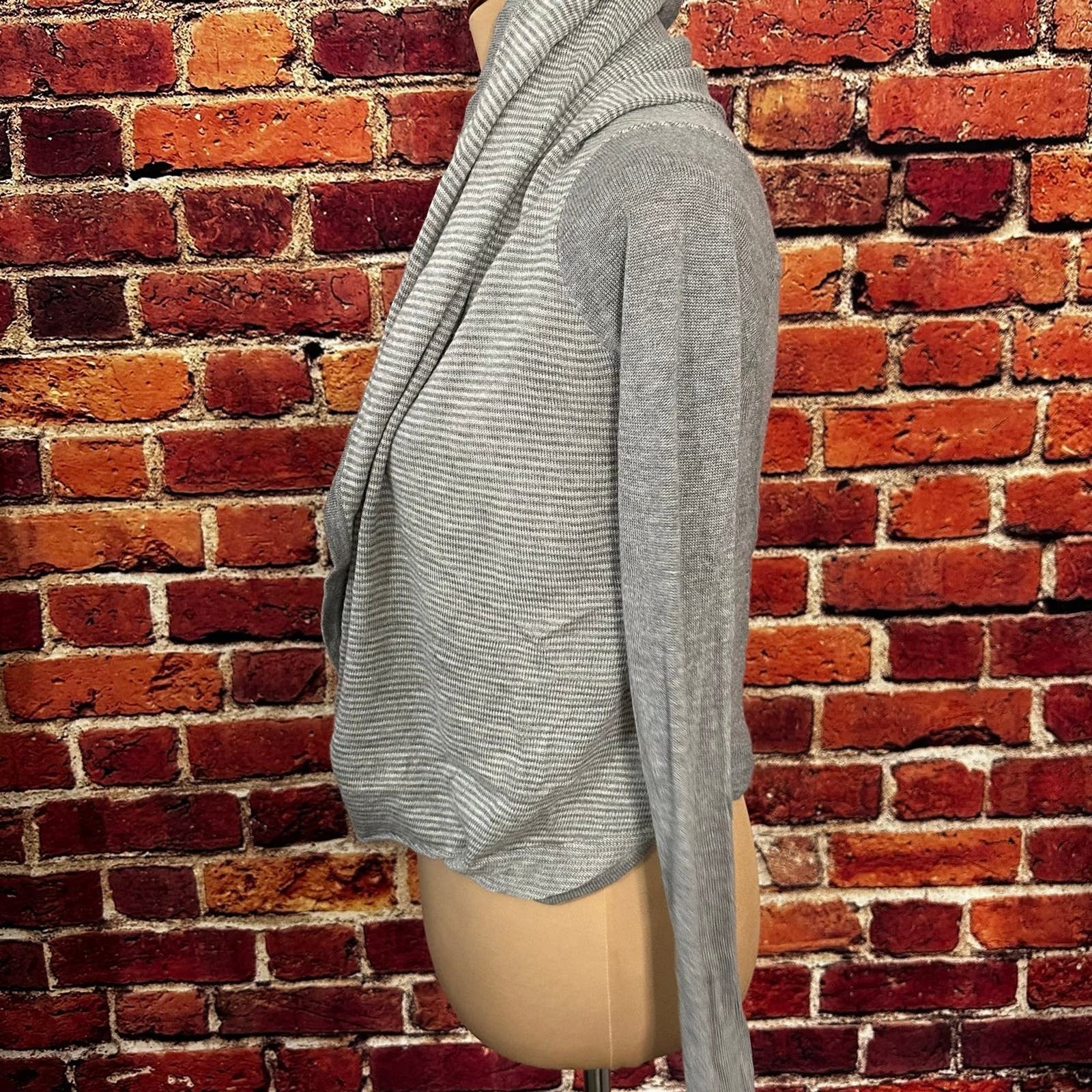 Lululemon LULULEMON Iconic Wrap Sweater Heathered Size S / US 4 / IT 40 - 4 Thumbnail