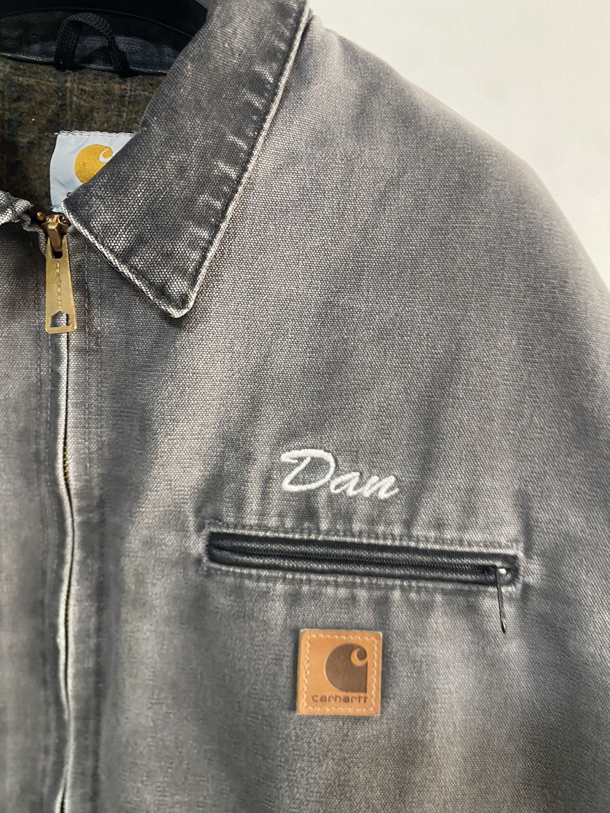 Carhartt Detroit Jacket J97 GVL Carhartt USA size XXL Tall with patch Size US XXL / EU 58 / 5 - 4 Thumbnail