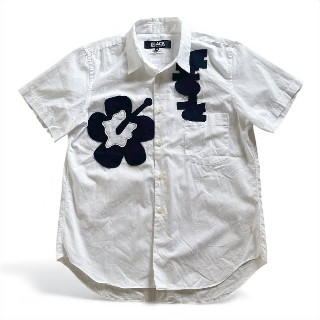 Comme des Garcons BLACK Comme des Garcons Patch Work Short Sleeve Shirt AD2013 Size US S / EU 44-46 / 1 - 3 Thumbnail