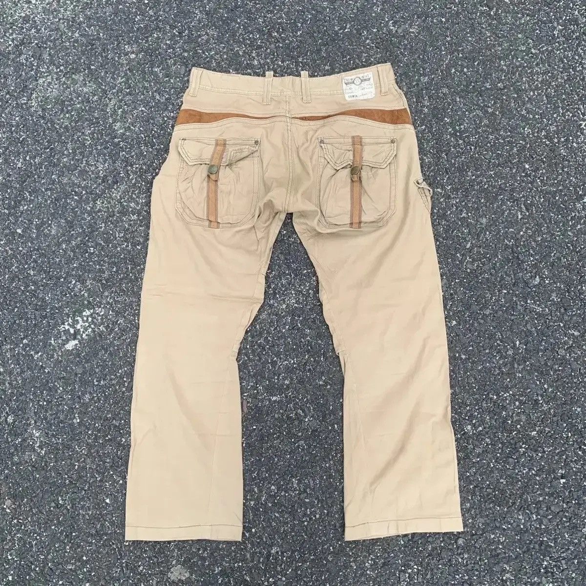 Edwin Japanese Vintage Trousers Big Pocket Faded Pants Size US 35 - 9 Thumbnail