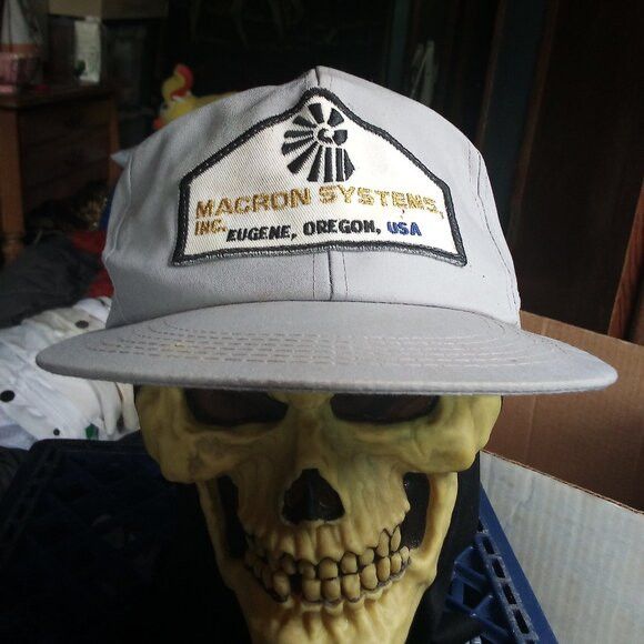 Other DS Vintage K-Products Macron Systems Patch Snap Trucker Hat Size ONE SIZE - 1 Thumbnail