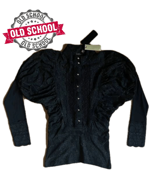 Roberto Cavalli new women lace blouse clasps up vintage