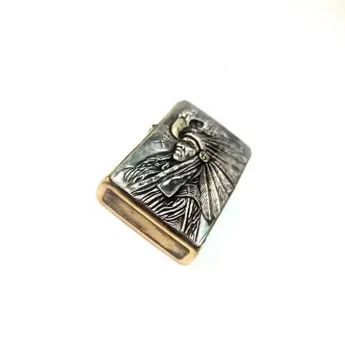 VIBE Tribal Chief Classic Lighter Storage Case Universal Portable Size ONE SIZE - 3 Thumbnail