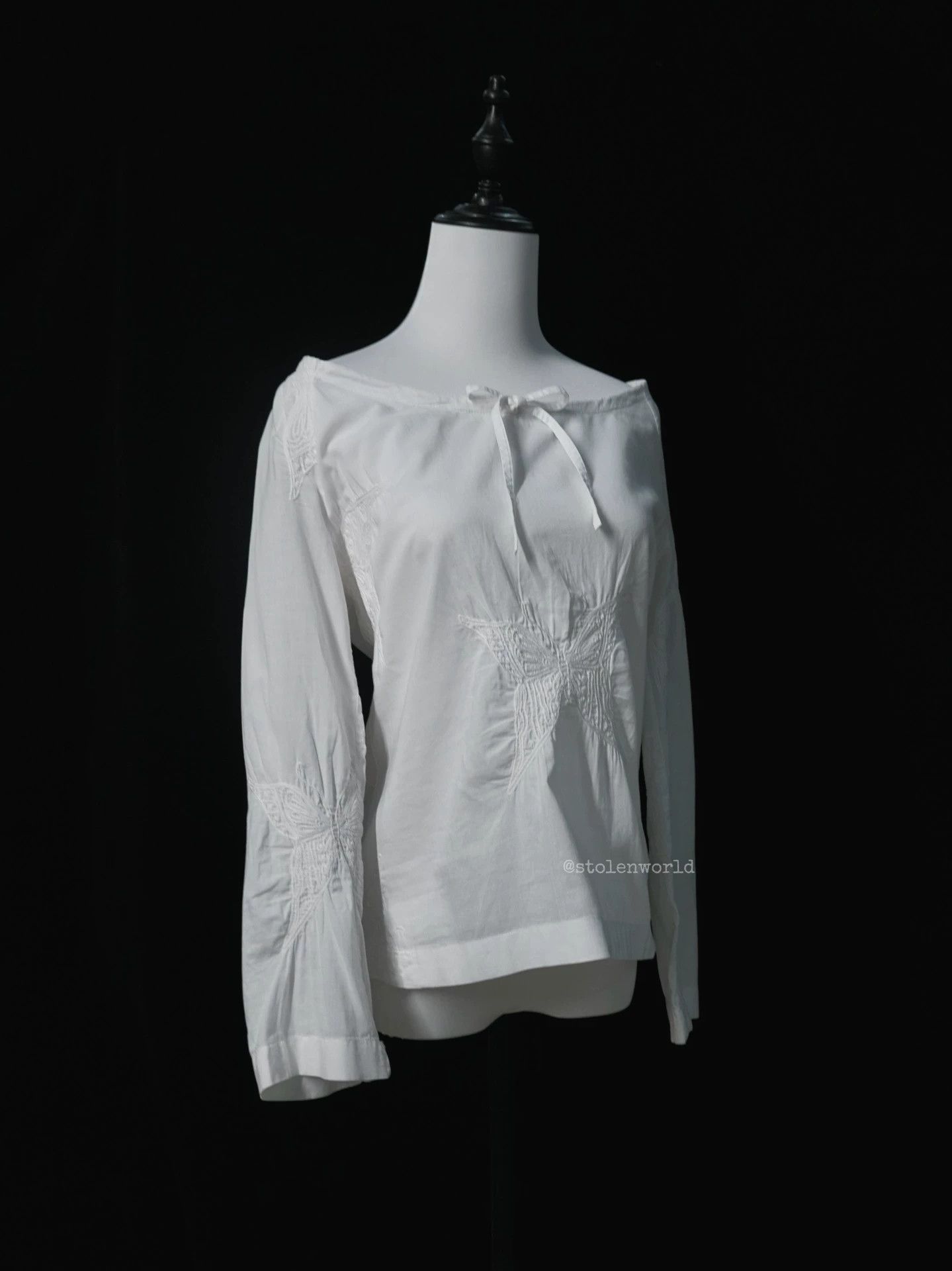 Junya Watanabe Junya Watanabe 03SS Para Butterfly Embroidered Top S Size S / US 4 / IT 40 - 5 Thumbnail