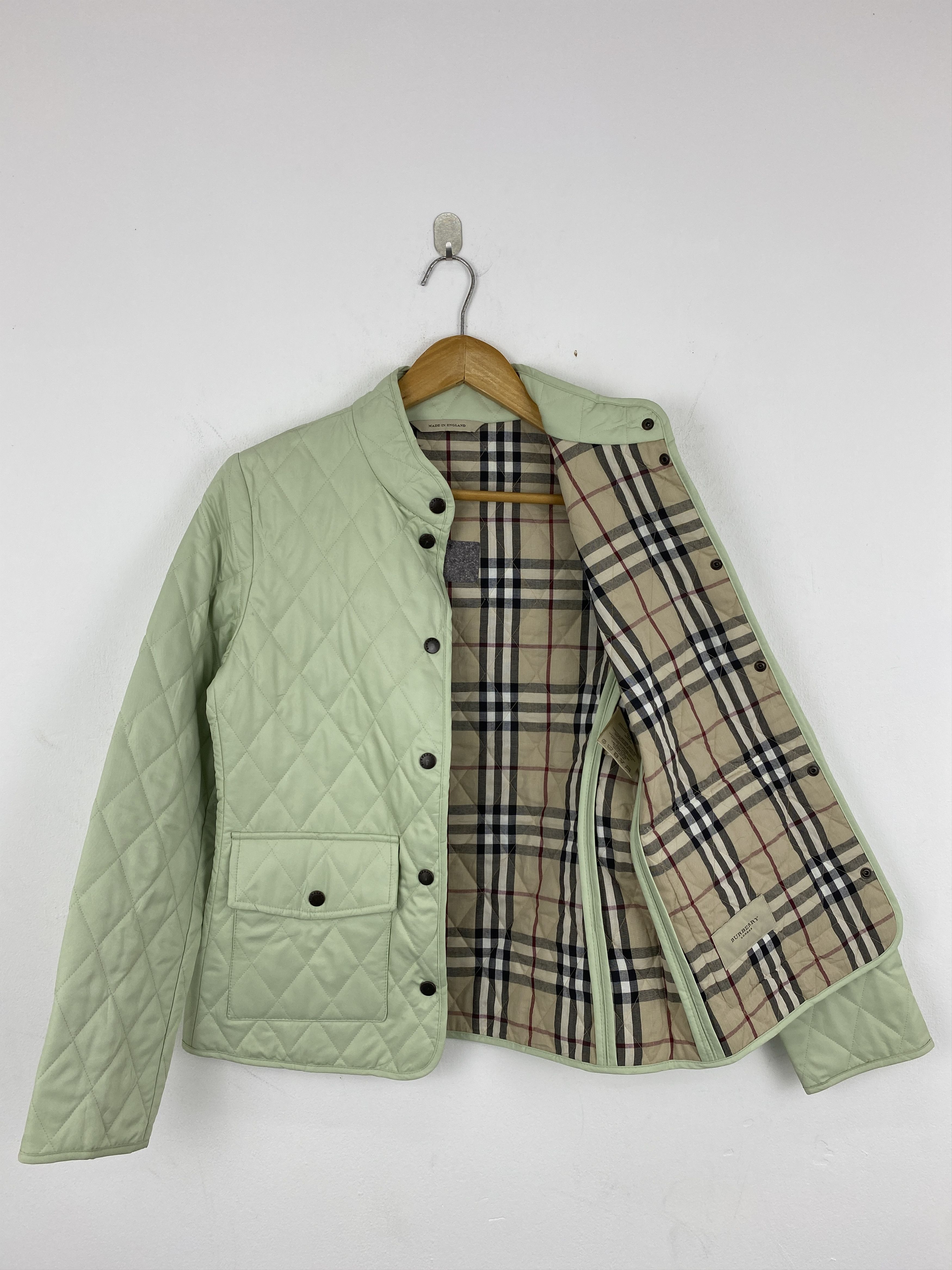 Burberry Burberry London Novacheck Quilted Button Up Jacket J2038 Size US XS / EU 42 / 0 - 1 Thumbnail