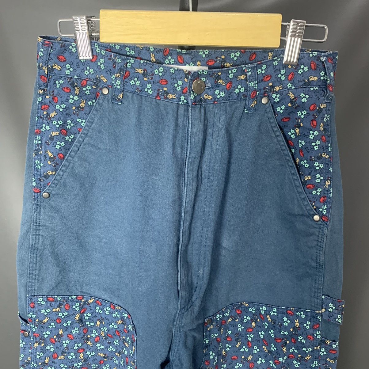 Issey Miyake × Japanese Brand × Ne-Net Issey Miyake Ne-net Denim Double Knee Carpenter Jeans Size US 27 - 2 Thumbnail