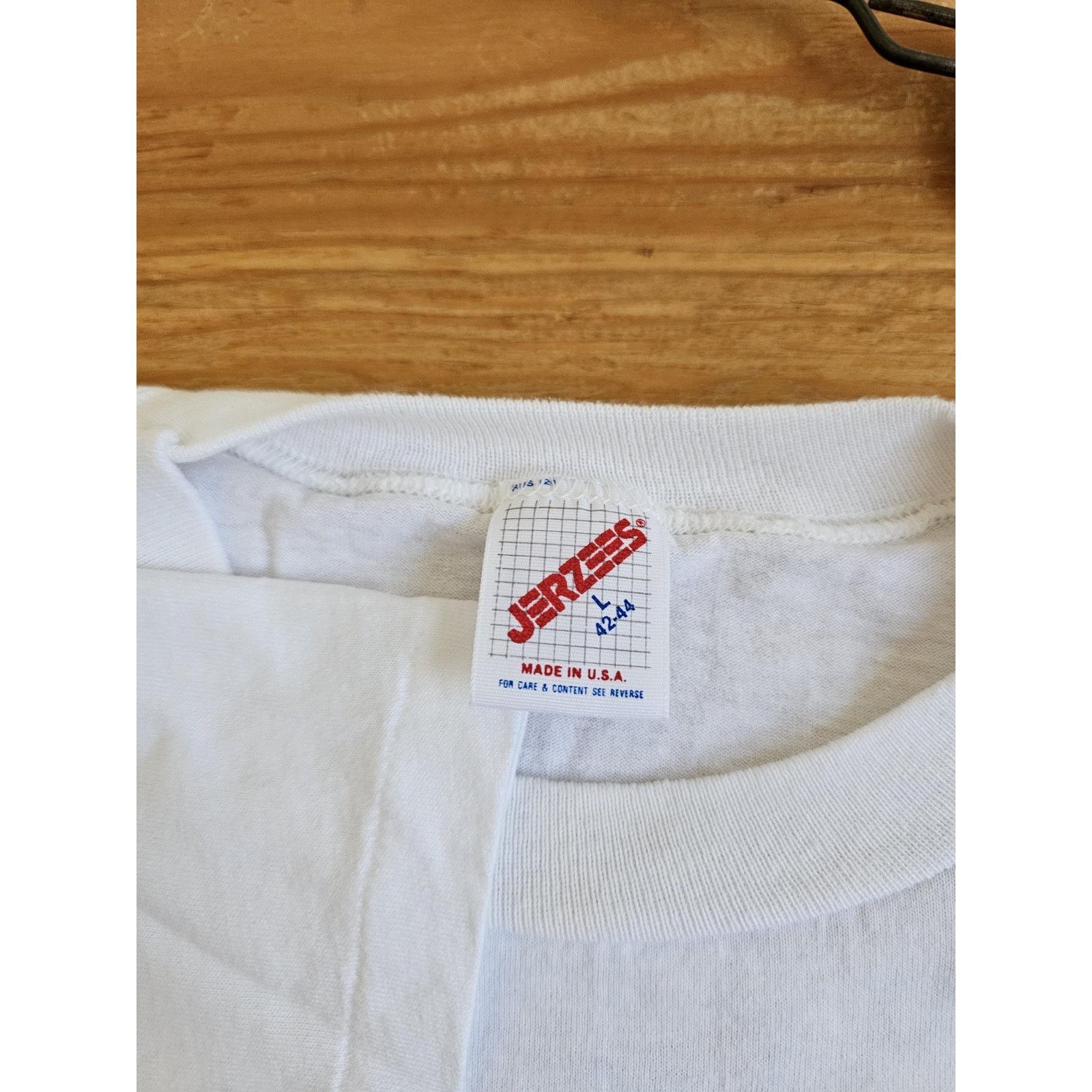 Jerzees Derek Van Arman 'Just Killing Time' T-Shirt Sz L 1990s Size US L / EU 52-54 / 3 - 4 Thumbnail