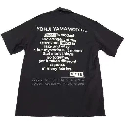 Yohji Yamamoto Yohji Yamamoto S'YTE Short Sleeve Shirt. Size US L / EU 52-54 / 3 - 1 Thumbnail