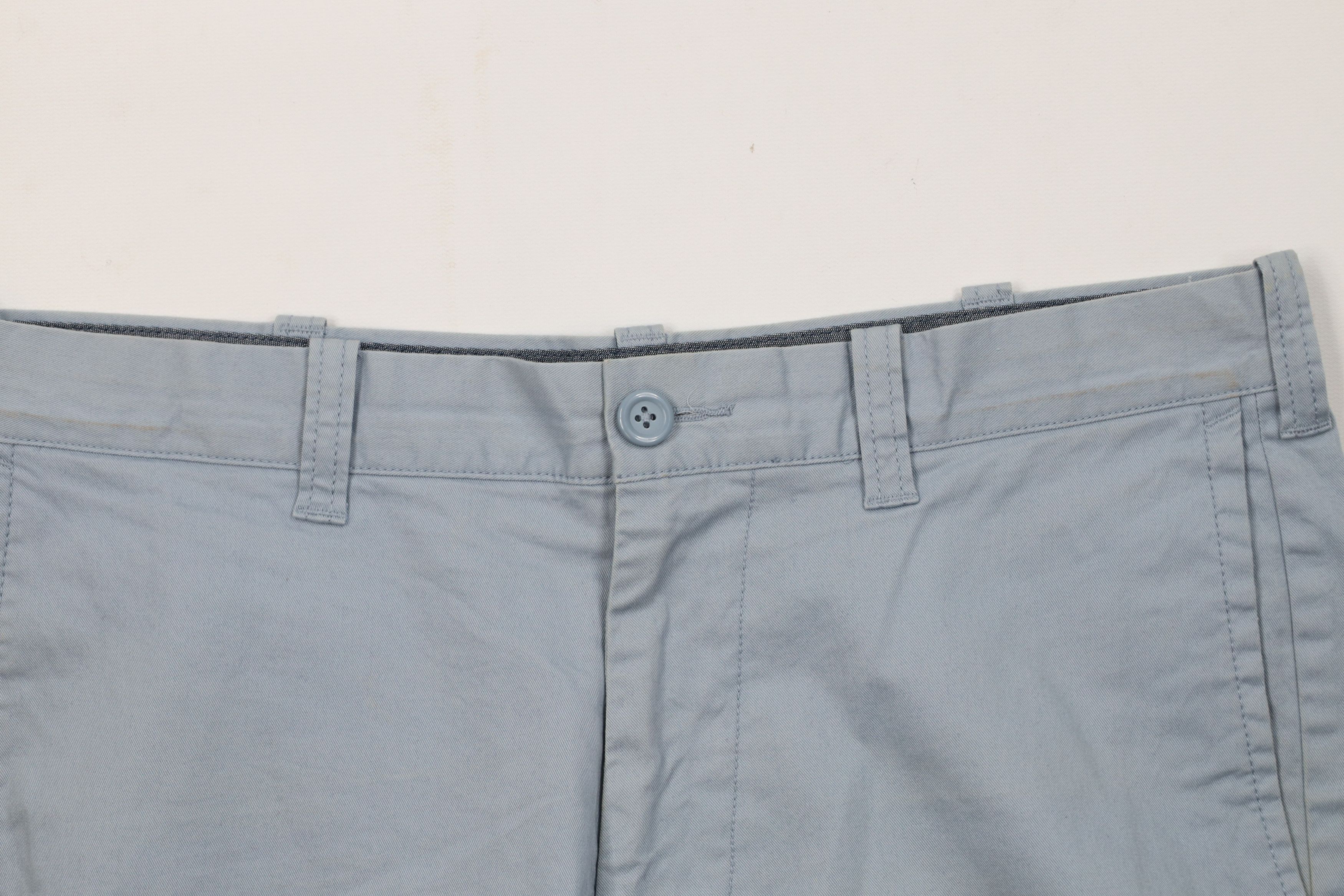 J.Crew J Crew Flex Above Knee Golf Golfing Chino Shorts Light Blue Size US 32 / EU 48 - 2 Thumbnail