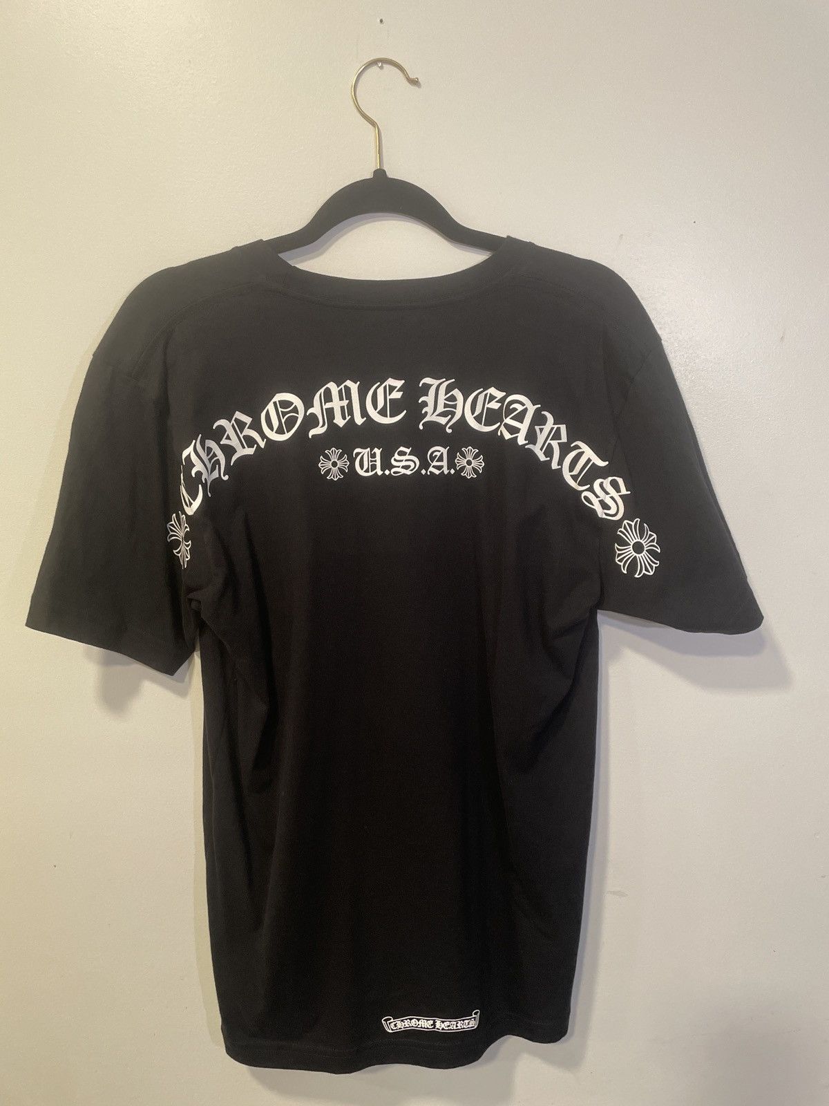 Chrome Hearts Chrome Hearts Shoulder Logo Tshirt Size US M / EU 48-50 / 2 - 1 Thumbnail