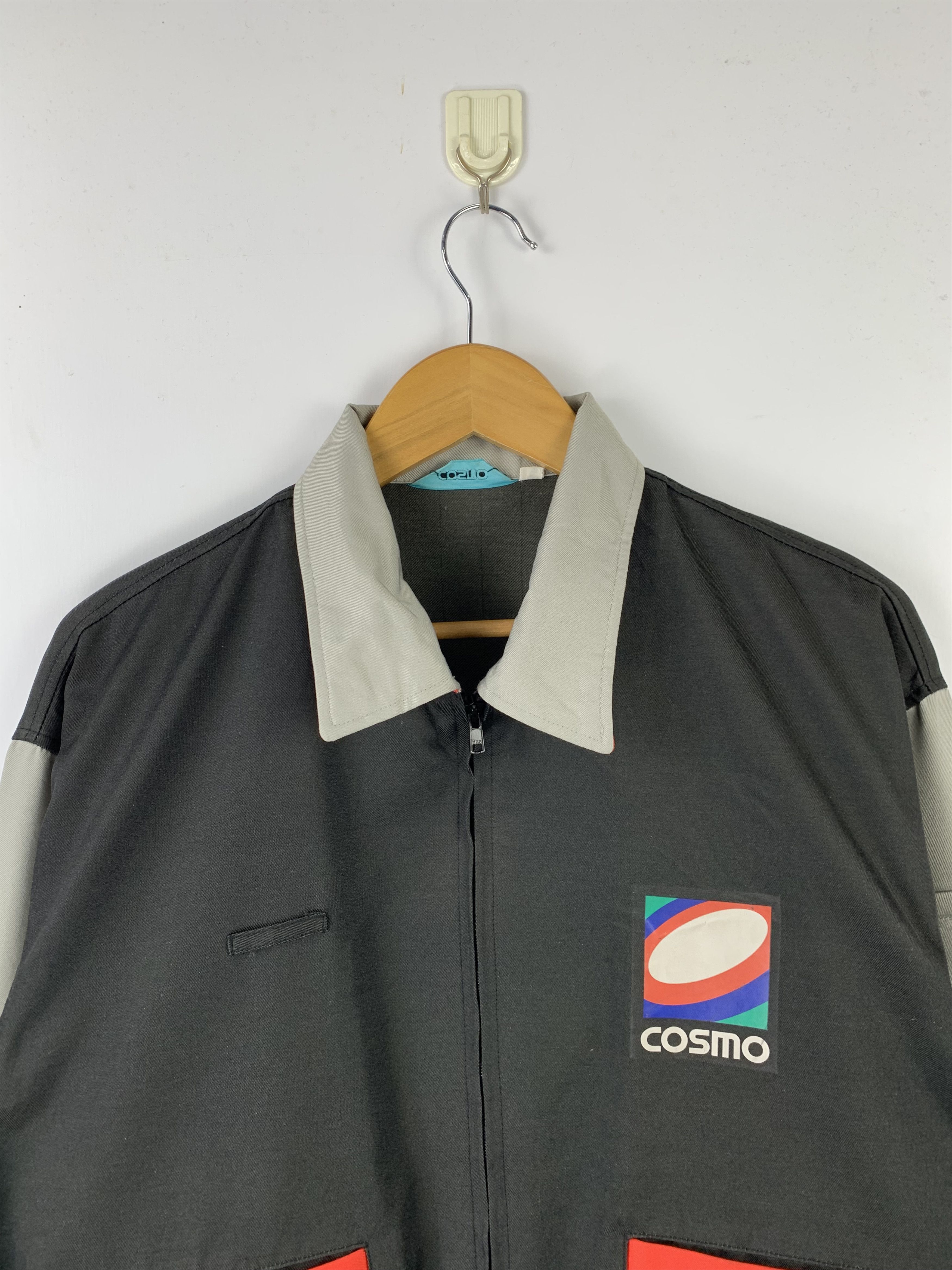 Japanese Brand Vintage Cosmo Zipper Workers Jacket J1563 Size US L / EU 52-54 / 3 - 2 Thumbnail