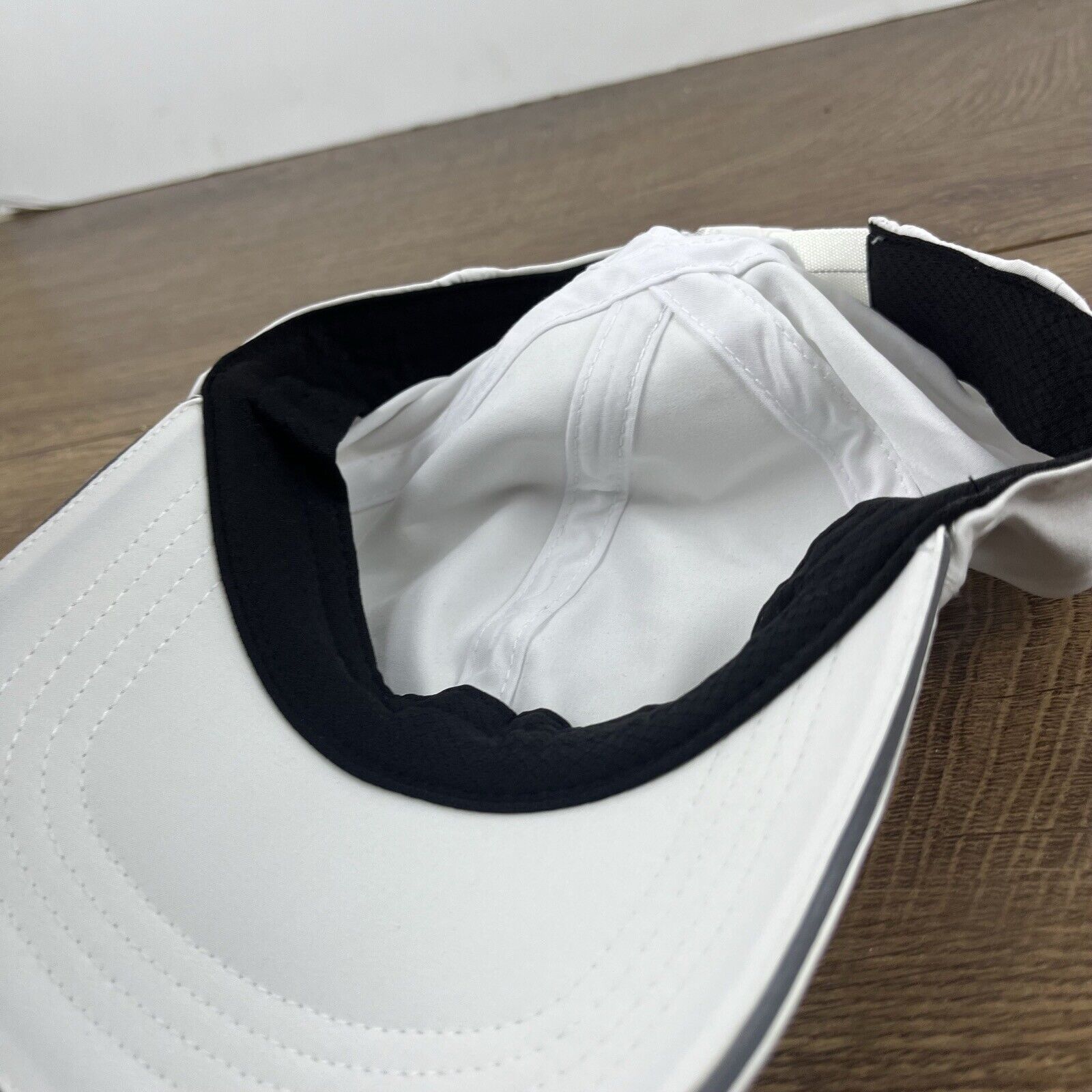 Other White Running Hat Adult Cap Athletic White Cap Hat Adjustabl Size ONE SIZE - 13 Thumbnail