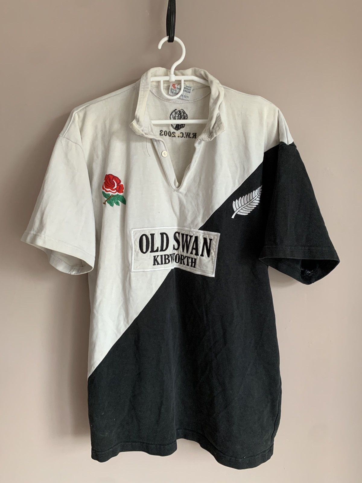 Vintage All Blacks New Zealand Vintage Rugby Shirt Retro Size M Size US M / EU 48-50 / 2 - 1 Thumbnail