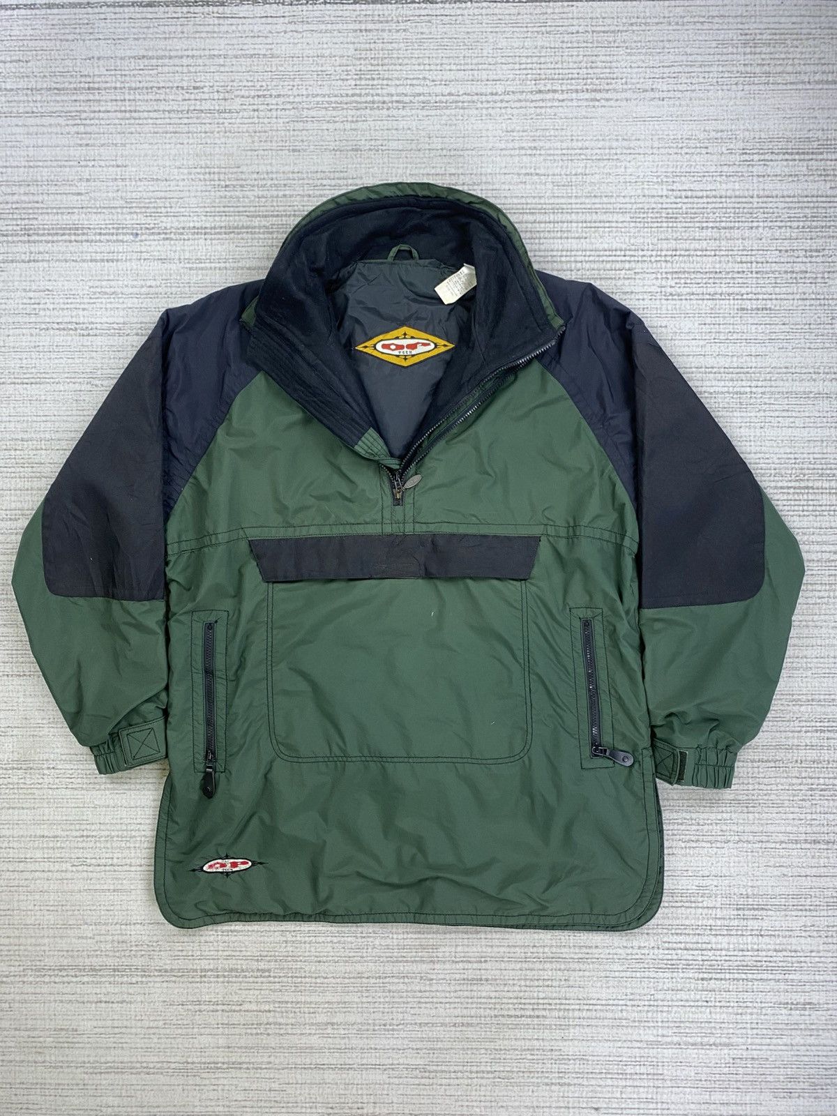 Ocean Pacific × Vintage Vintage 90s Ocean Pacific Tech Pullover Anorak Jacket Size US XL / EU 56 / 4 - 6 Thumbnail