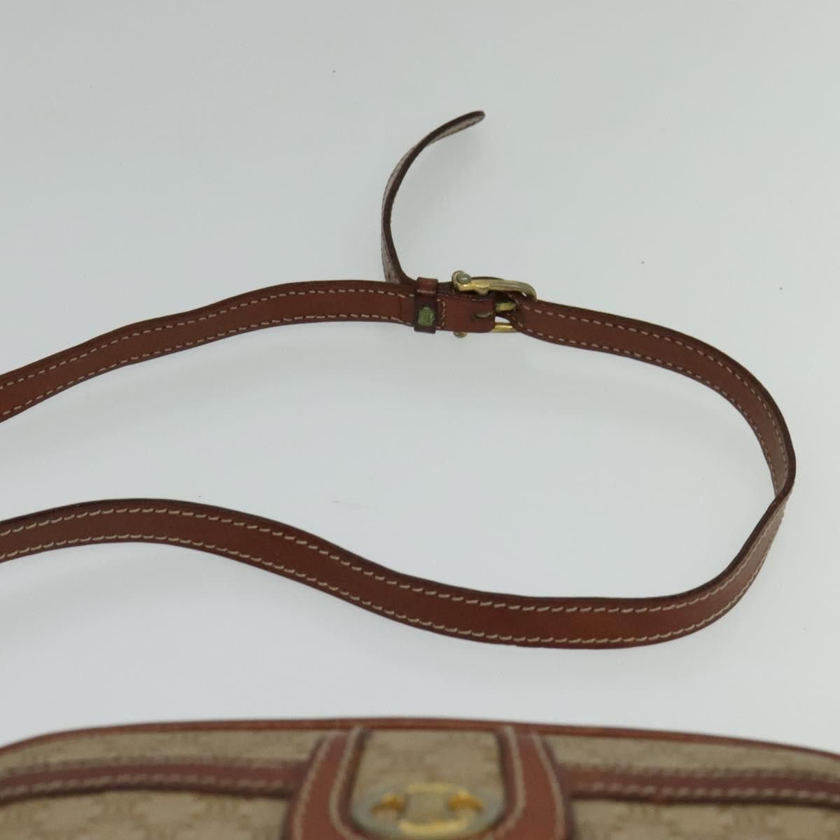 Celine CELINE Macadam Canvas Shoulder Bag Beige Size ONE SIZE - 8 Thumbnail
