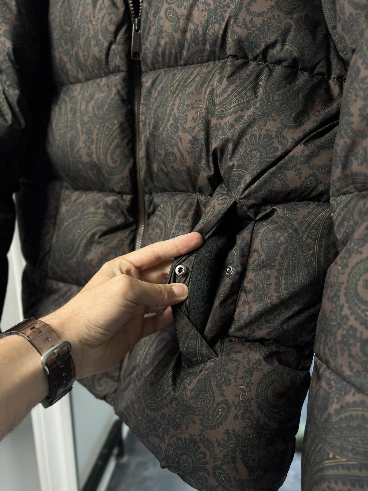 Carhartt Wip Carhartt WIP Springfield Jacket M — Plant/Black Paisley Size US M / EU 48-50 / 2 - 13 Thumbnail