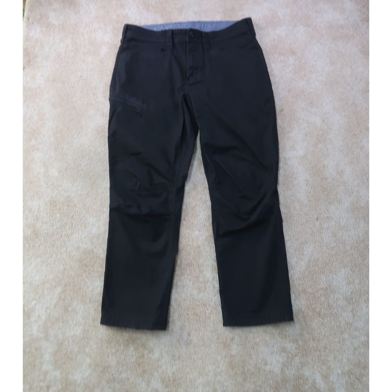 Vintage Duluth Trading Powercord Pants Men 34x32 Black Workwear Khakis 5-Pocket Regular Straight Belt Loops Size US 34 / EU 50 - 2 Thumbnail