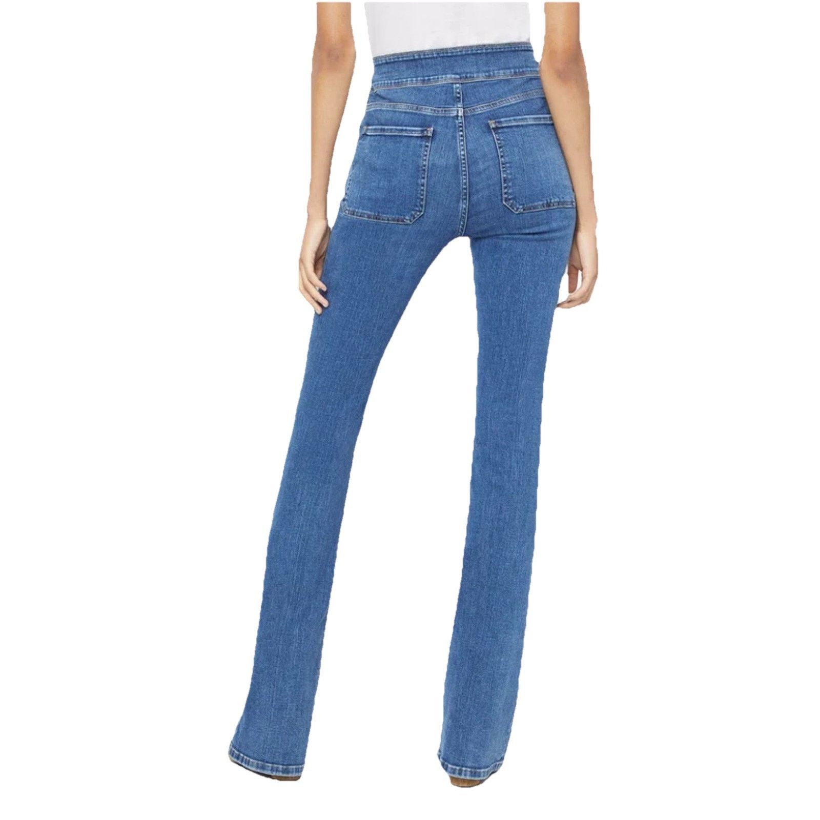 Frame FRAME Le Francoise Flare Jeans in Sidonia Size 26 Size 26" / US 2 / IT 38 - 3 Thumbnail