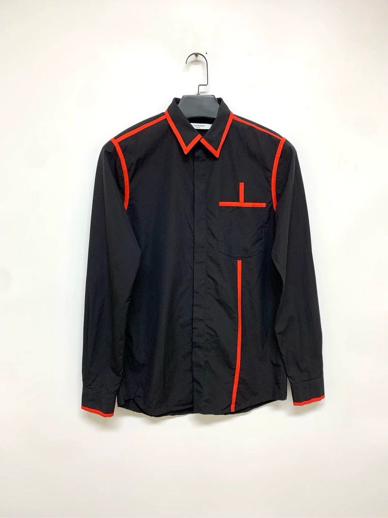 Givenchy Givenchy Size38 Striped Shirt Size US M / EU 48-50 / 2 - 1 Thumbnail