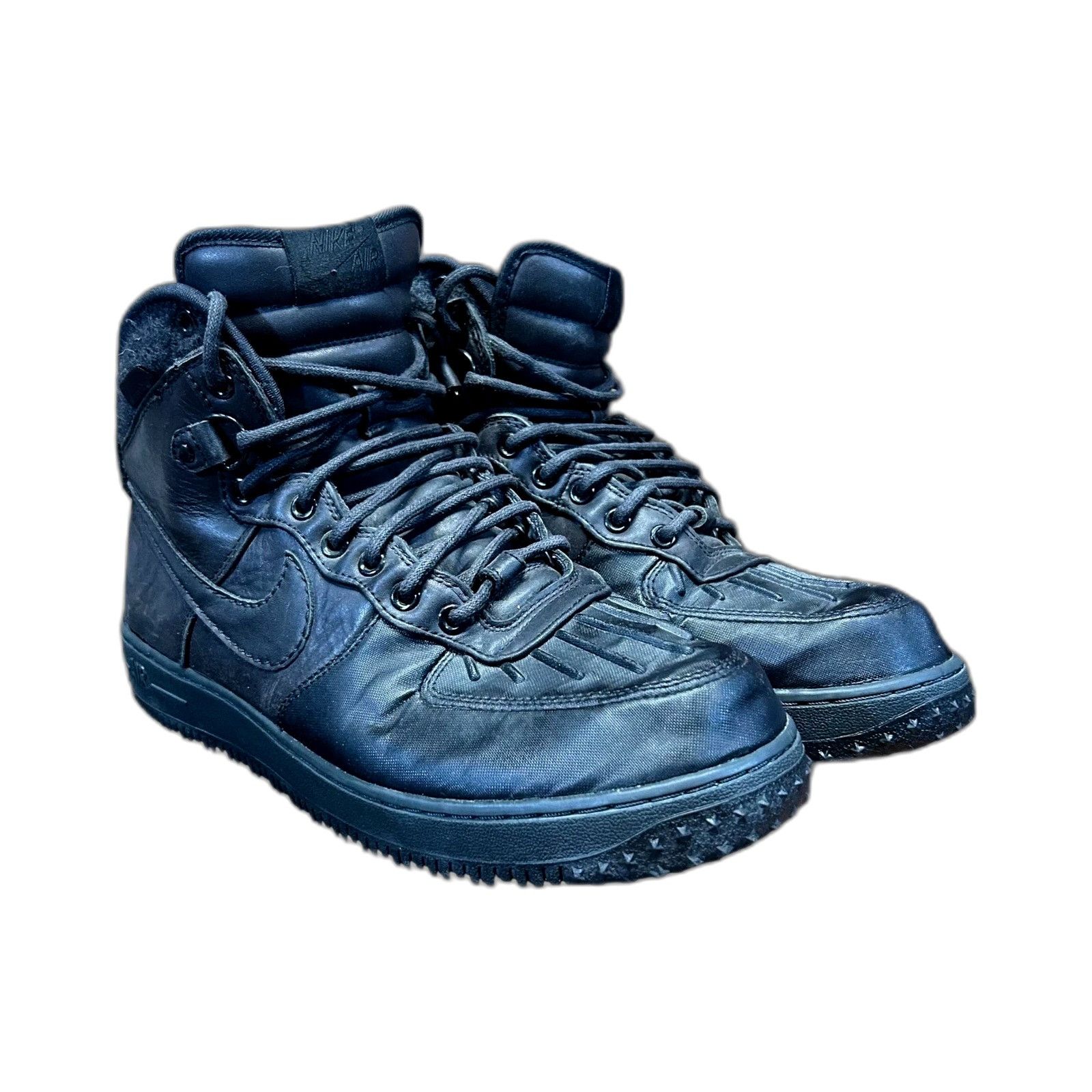 Nike Nike Air Force 1 High "Duckboot" Black Sneakers 444745-001 M Size US 11 / EU 44 - 2 Thumbnail