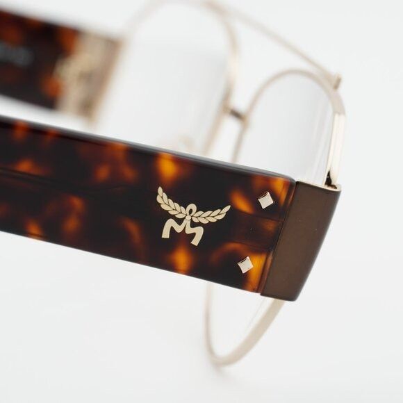 MCM MCM MW5001 032 Eyeglasses Pale Gold 58mm Aviator Frame Size ONE SIZE - 6 Thumbnail