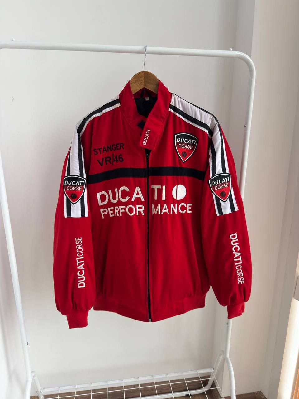 Ducati DUCATI CORSE PERFOMANCE RACING VINTAGE BOMBER JACKET STANGER Size US L / EU 52-54 / 3 - 4 Thumbnail