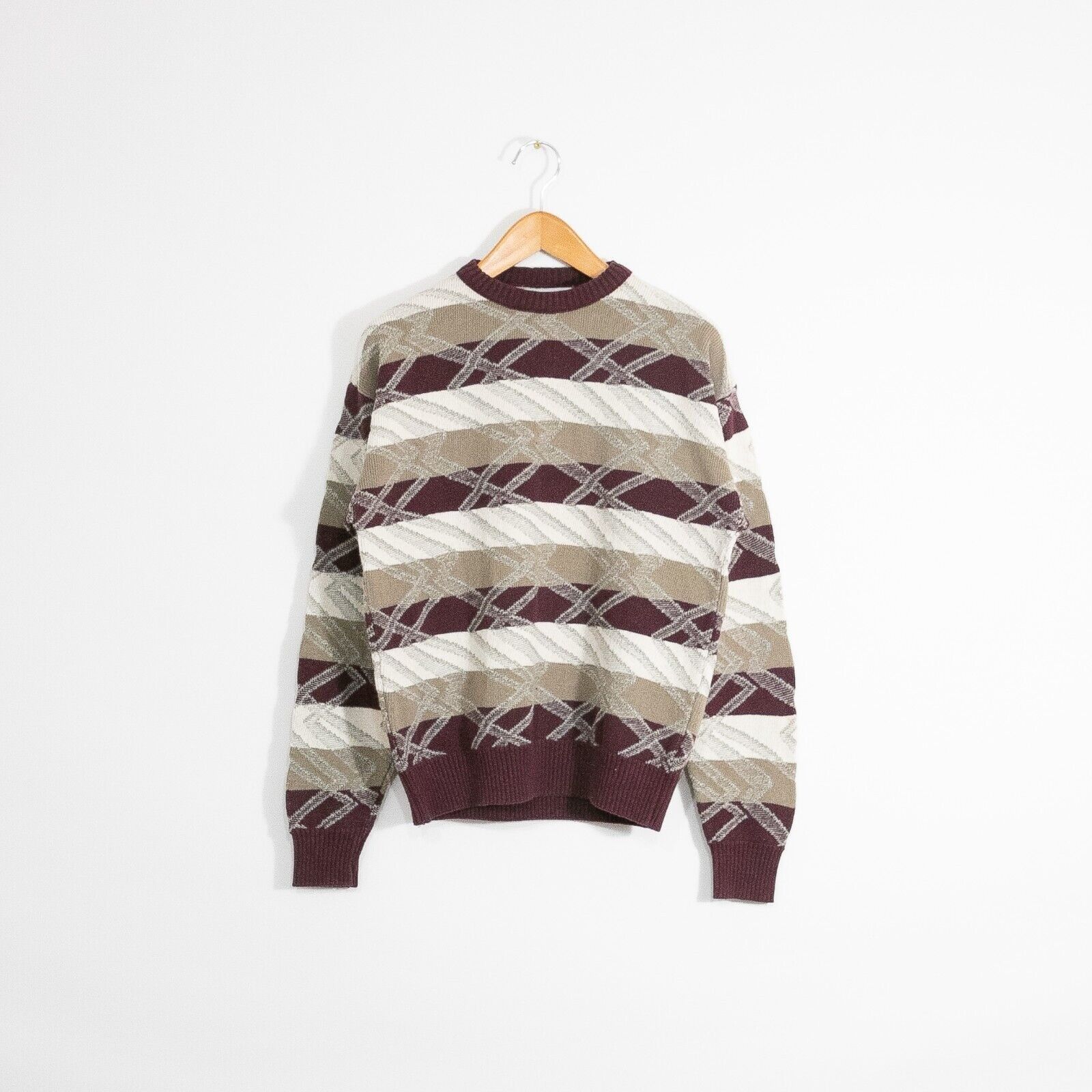 London Fog × Vintage Vintage London Fog Acrylic Sweater Mens Medium - Striped Size US M / EU 48-50 / 2 - 1 Thumbnail