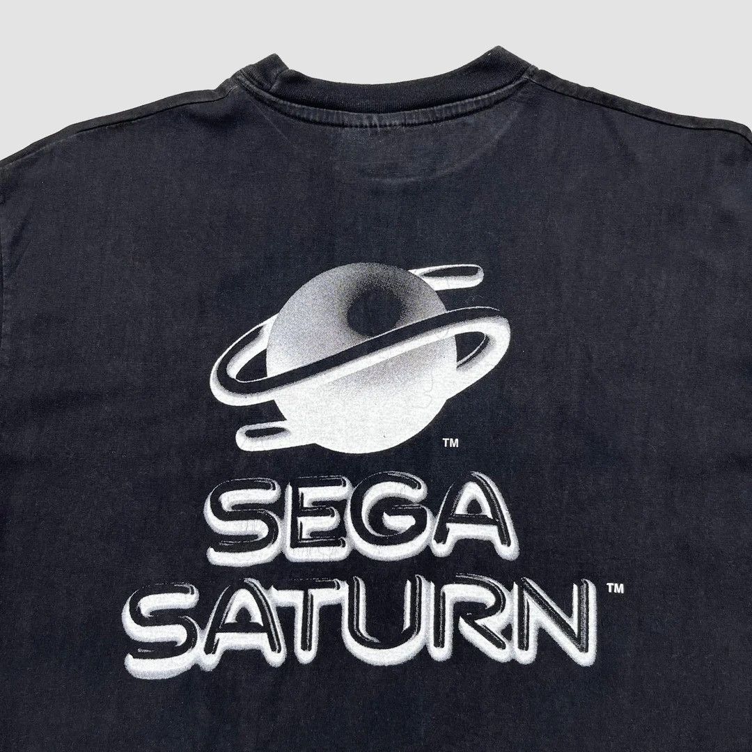Vintage Sega Saturn 95 90s Vintage Promo Logo Graphic T-Shirt Size US XL / EU 56 / 4 - 3 Thumbnail