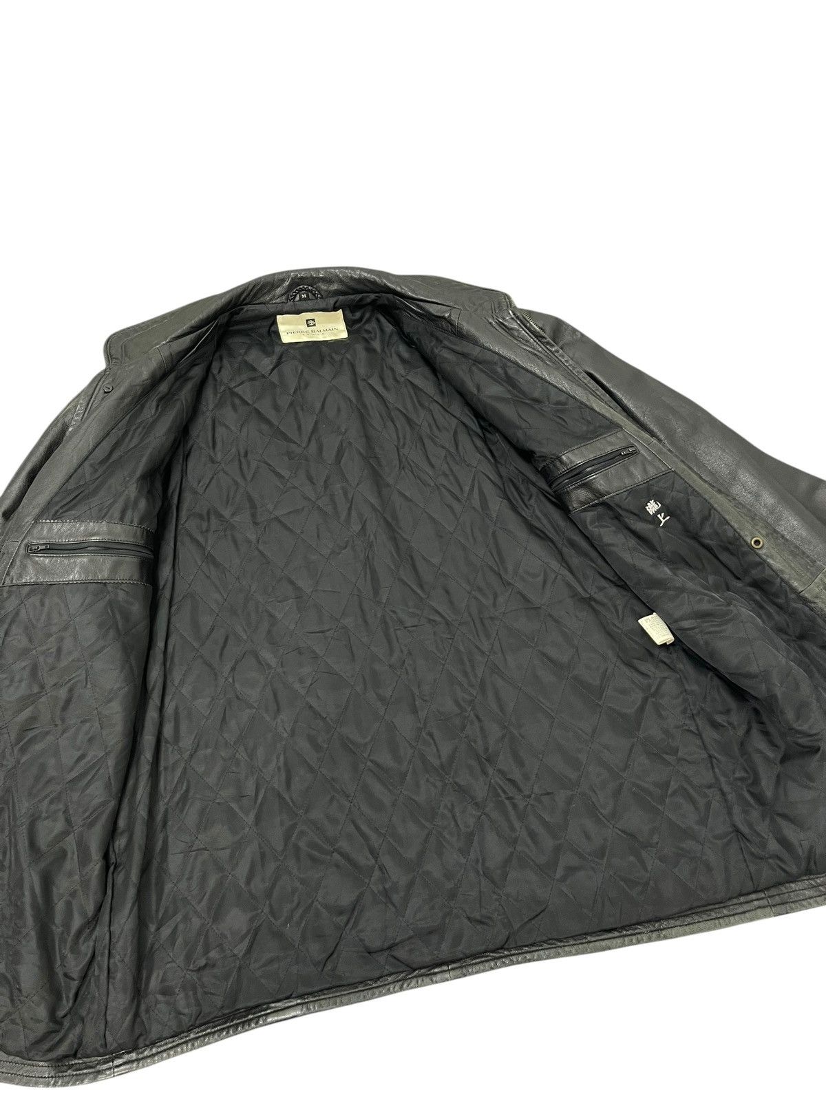 Pierre Balmain Leather Jacket Vtg 90s Pierre Balmain 7🟩2 Size US M / EU 48-50 / 2 - 8 Thumbnail