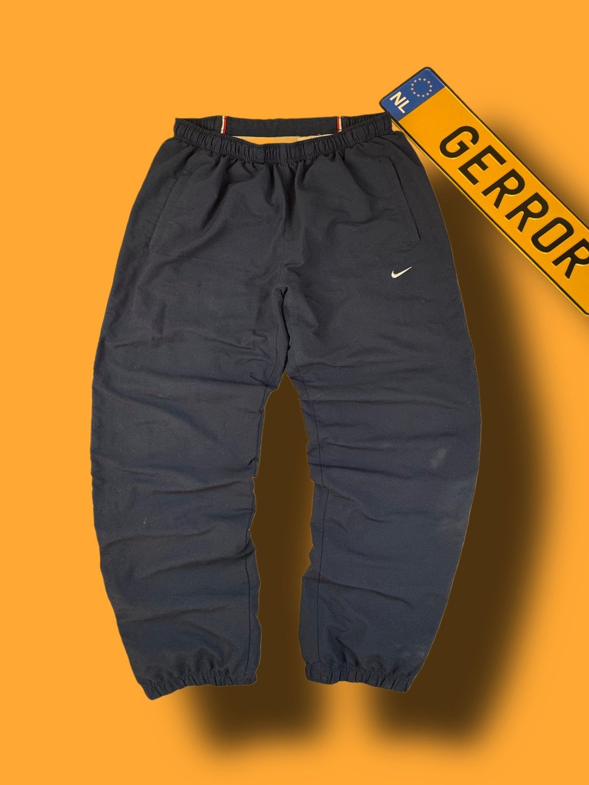 Nike × Vintage NIKE VINTAGE BASIC LOGO OVERSIZE BAGGY PANTS Size US 32 / EU 48 - 1 Thumbnail