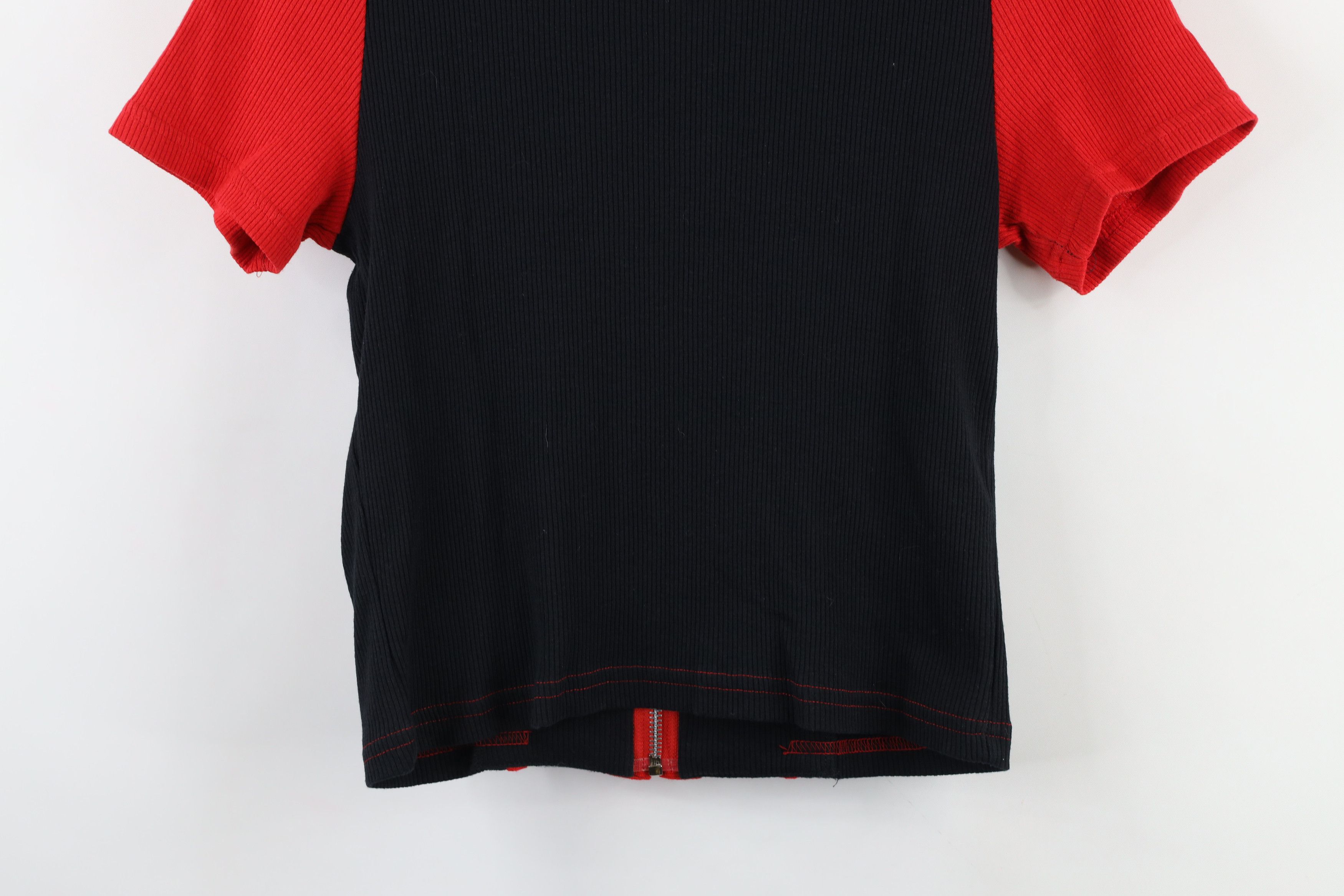 Vintage Vintage 90s Streetwear Knit Full Zip Collared Polo Shirt USA Size M / US 6-8 / IT 42-44 - 8 Thumbnail