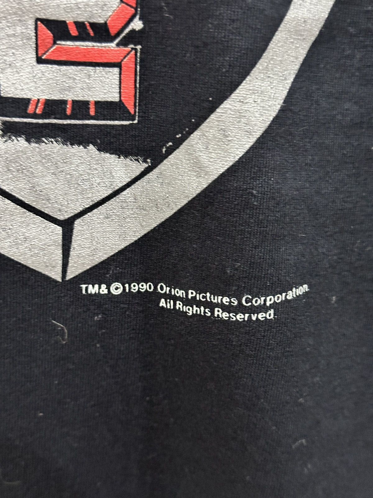 Vintage vintage 1990 ROBOCOP big logo movie film promo t-shirts Size US XL / EU 56 / 4 - 5 Thumbnail