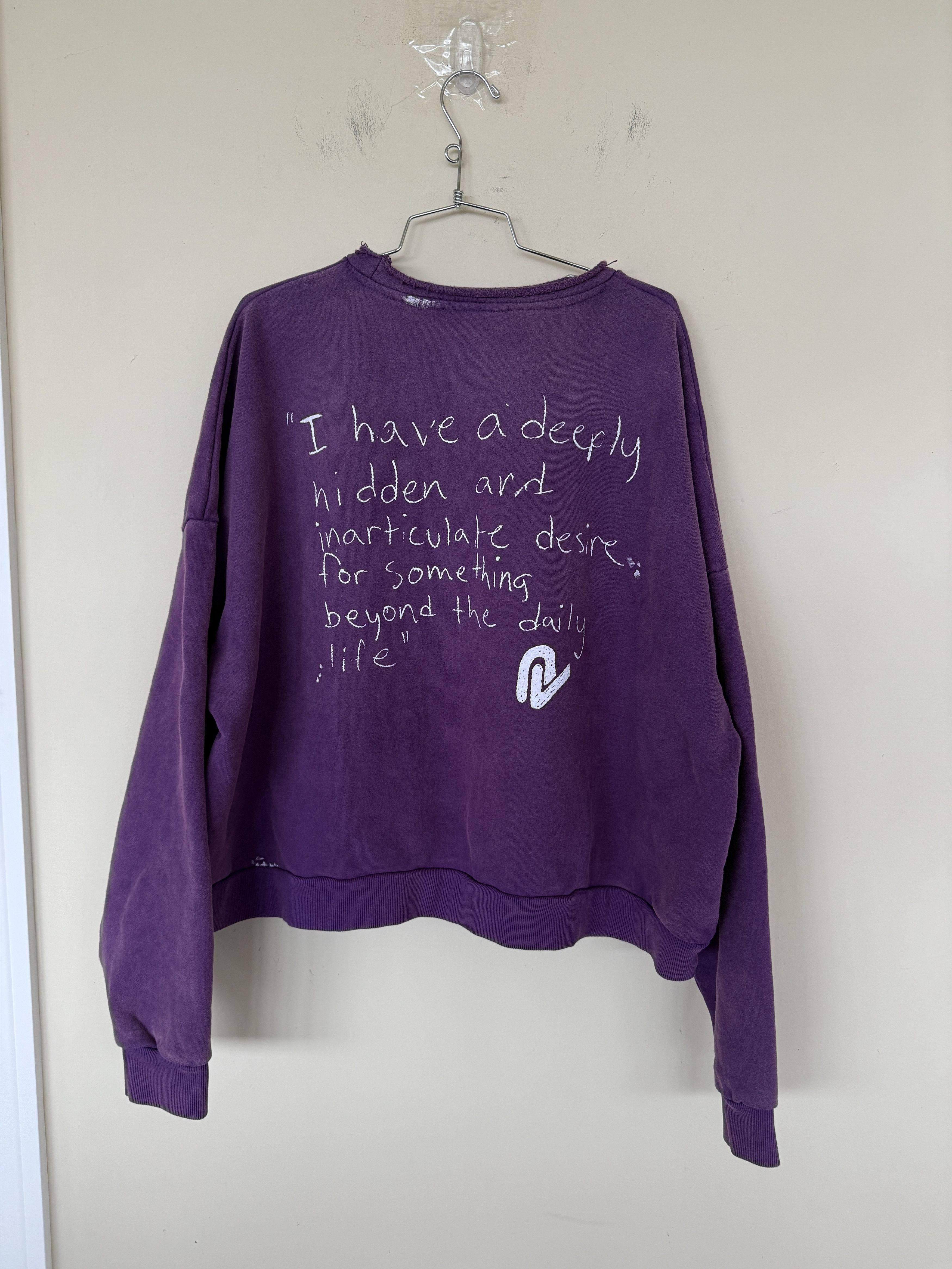 Vintage Vuoto Purple Crewneck Size US XXL / EU 58 / 5 - 2 Thumbnail