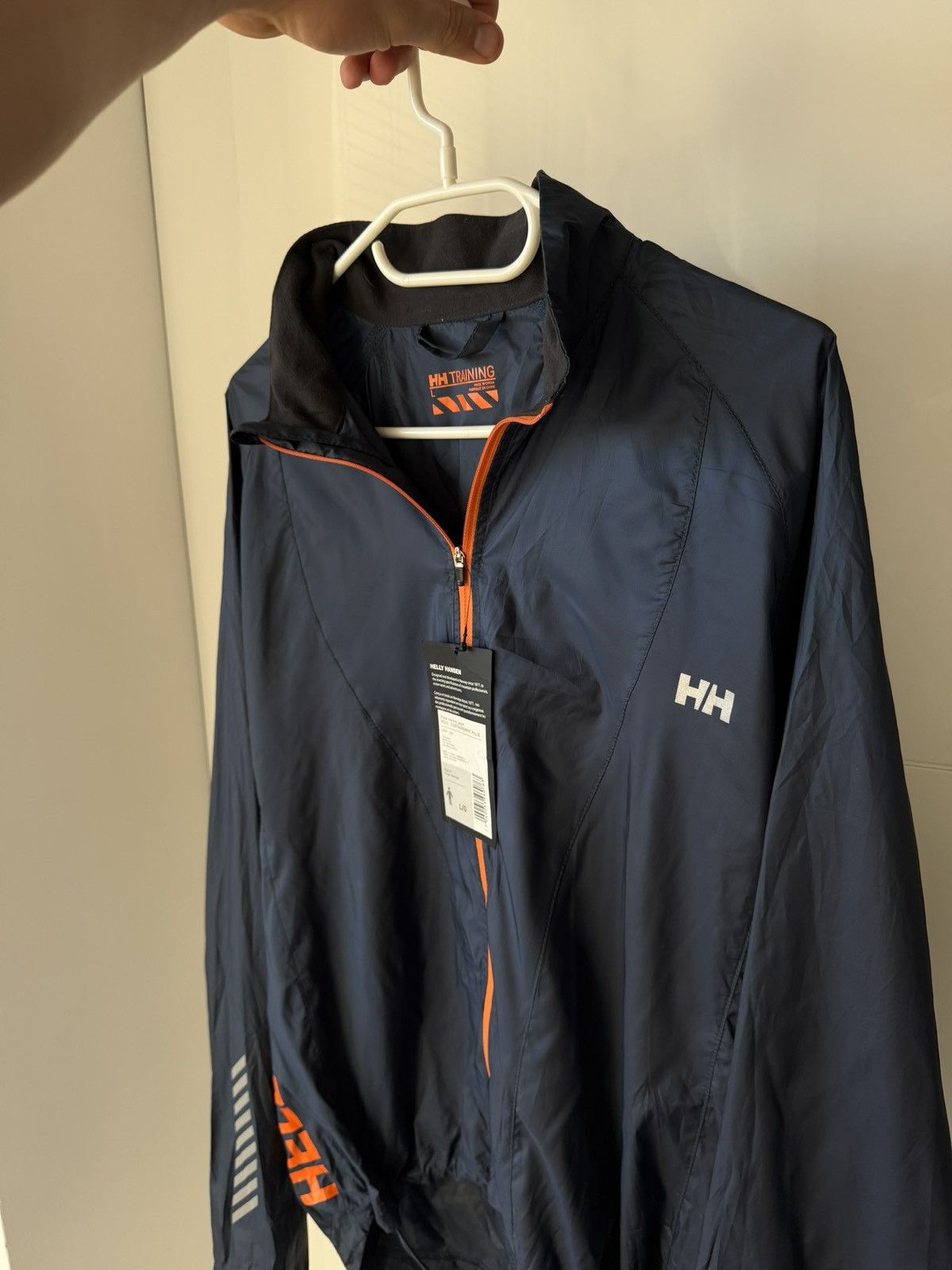 Helly Hansen ‼️HELLY HANSEN New With Tags Packable Big Logo JACKET ‼️ Size US L / EU 52-54 / 3 - 5 Thumbnail