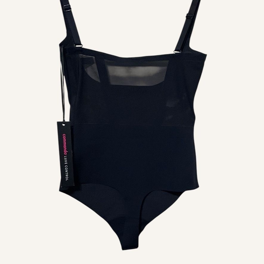 Commando NWT Commando Lux Control Mesh BODYSUIT NEW Small Black Linge Size ONE SIZE - 5 Thumbnail