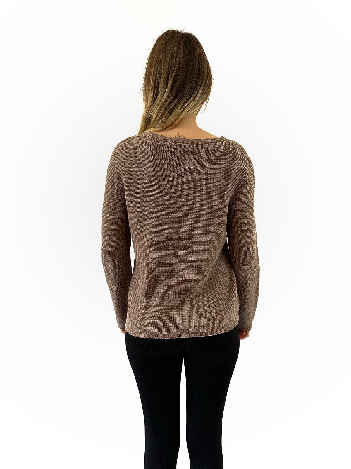 Gran Sasso Gran Sasso women cotton knitted sweater Size M / US 6-8 / IT 42-44 - 3 Thumbnail