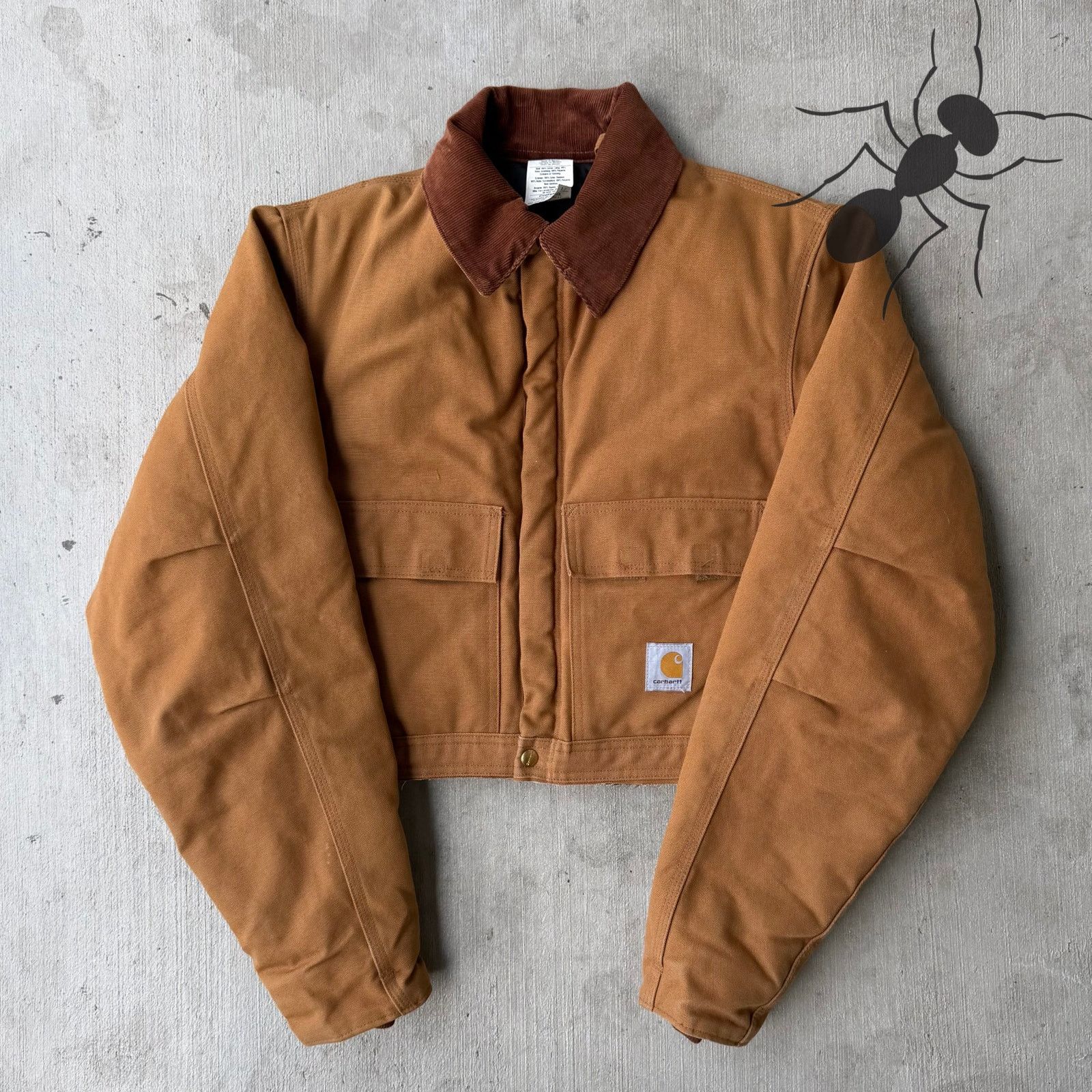 Carhartt × Vintage Carhartt brown cropped Detroit style work wear jacket Size US S / EU 44-46 / 1 - 1 Thumbnail