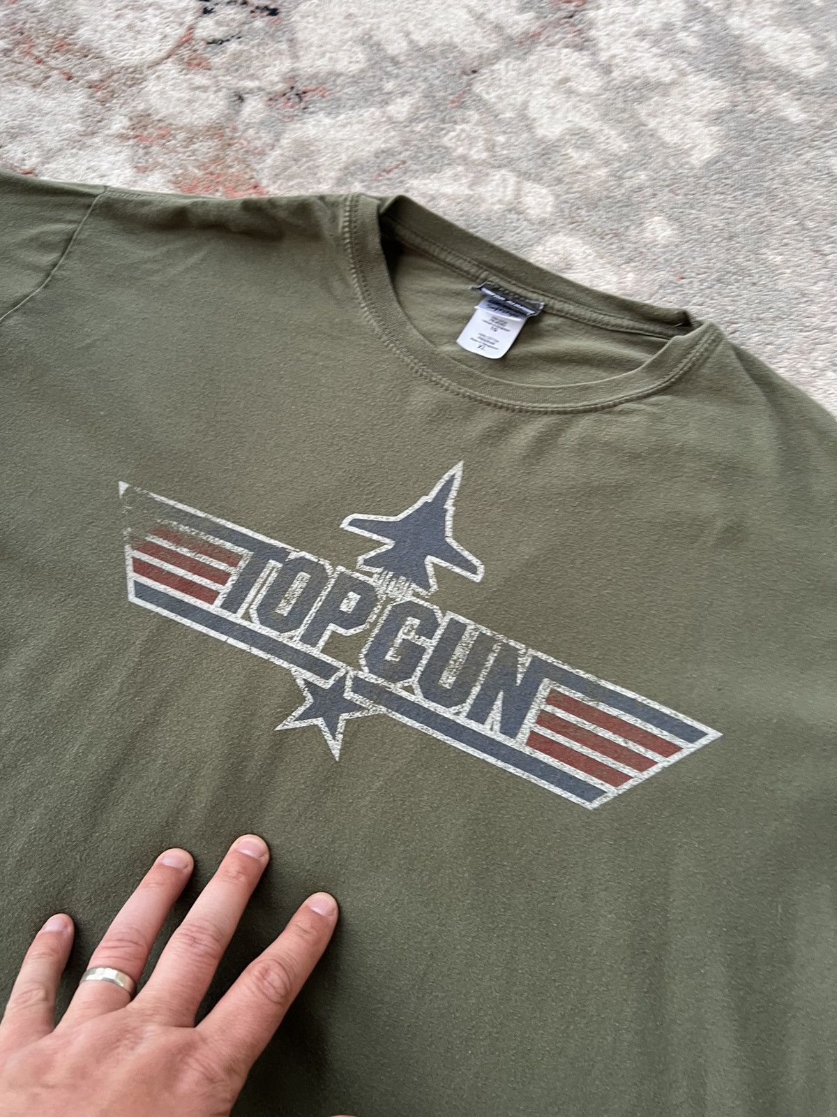 Vintage Top Gun Vintage Tee Size US XL / EU 56 / 4 - 2 Thumbnail