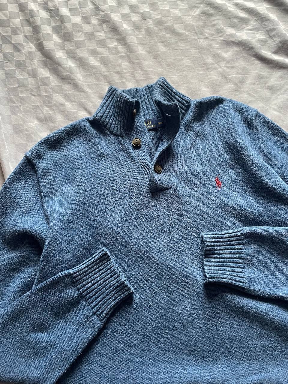 Polo Ralph Lauren Polo Ralph Lauren RL vintage button up zip sweater knit Size US M / EU 48-50 / 2 - 5 Thumbnail