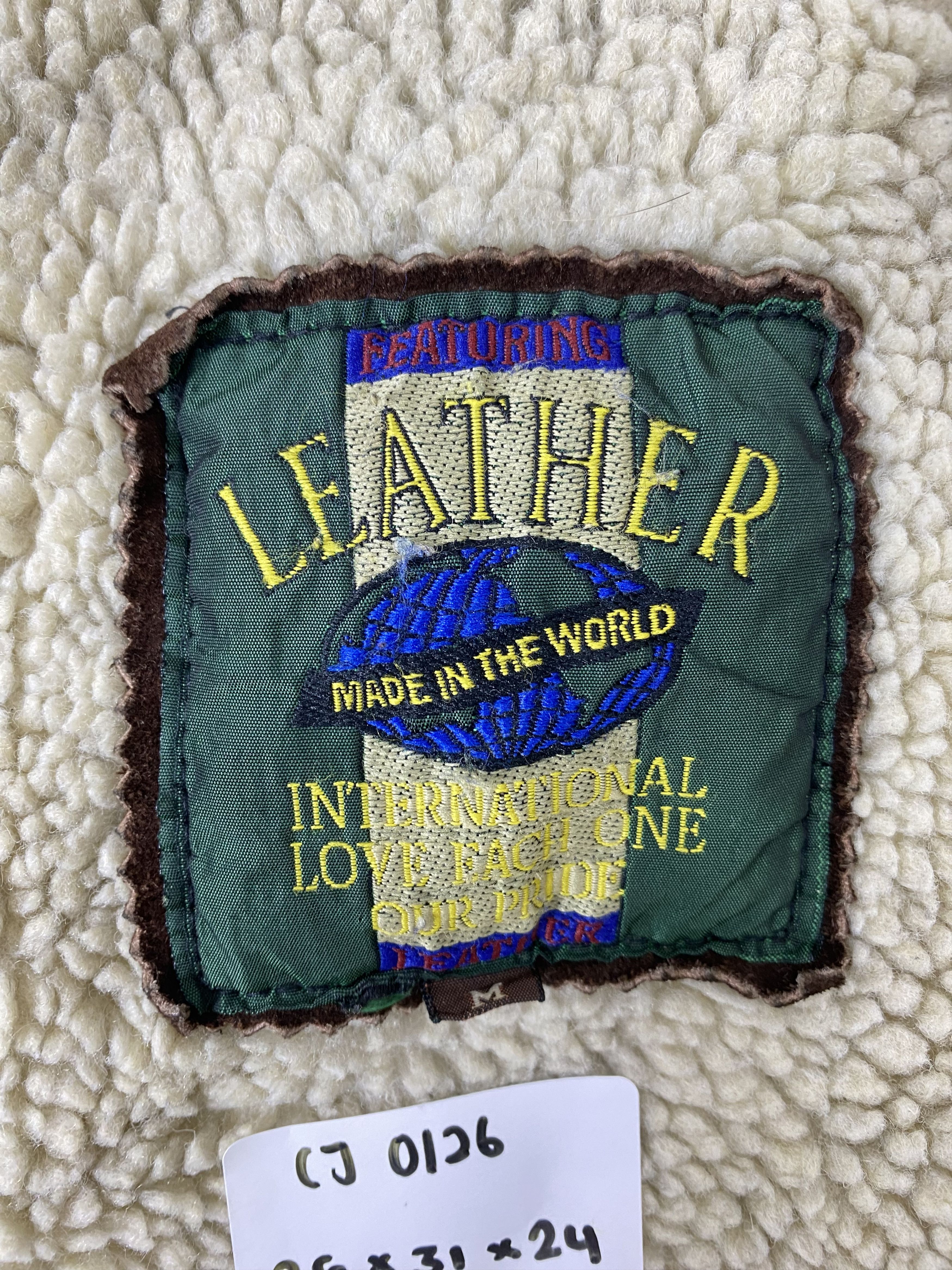 Leather Vintage Leather Fleece Lining Jacket Size US M / EU 48-50 / 2 - 8 Thumbnail