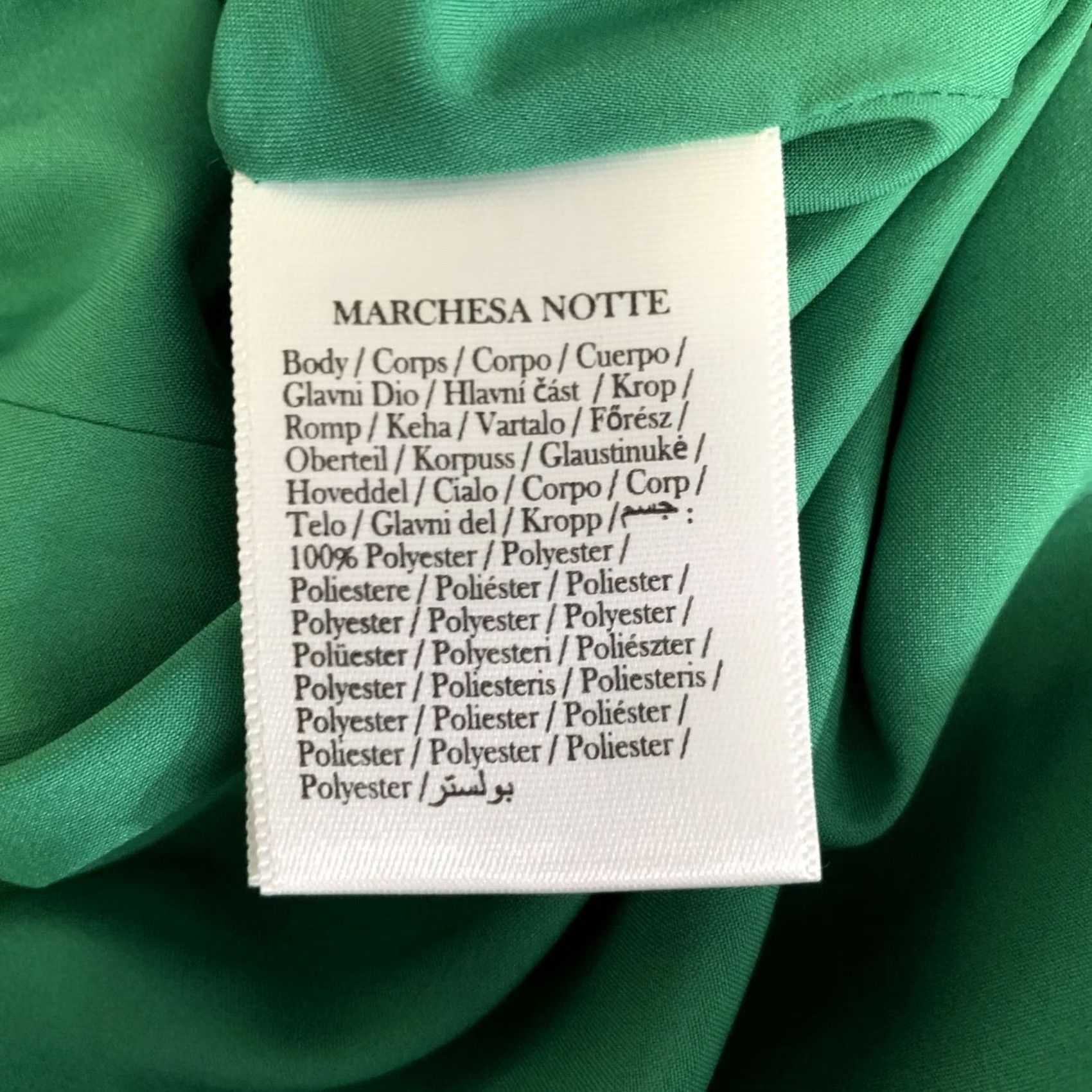 Marchesa MARCHESA Size 2 Green Black Floral Bubble Hem Knee-Length Dress Size XS / US 0-2 / IT 36-38 - 5 Thumbnail