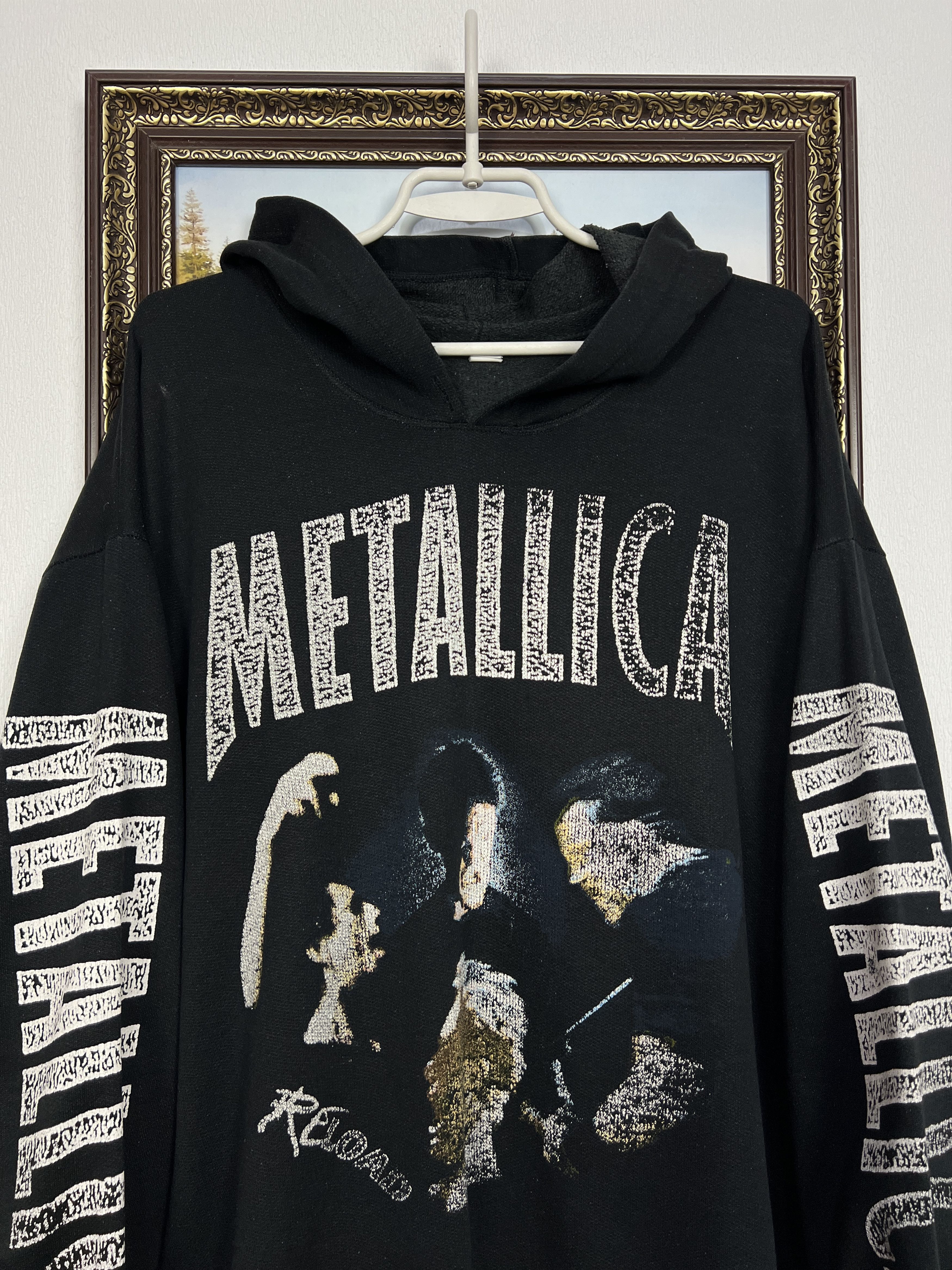 Vintage Metallica Reload Over Print Hoodie Band Jacket Rare Size US L / EU 52-54 / 3 - 2 Thumbnail