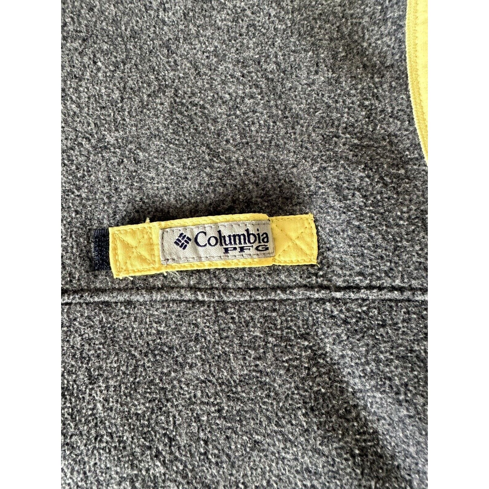 Columbia Columbia Sports Co PFG, Fleece Vest Jacket Grey/Yellow Large Size US L / EU 52-54 / 3 - 3 Thumbnail