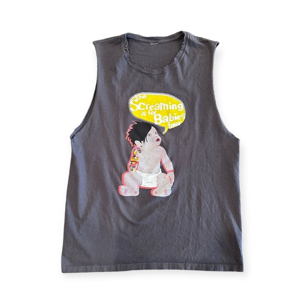 Hanes Vintage The Starting Line Screaming is for Babies Tour Shirt Size US L / EU 52-54 / 3 - 1 Thumbnail
