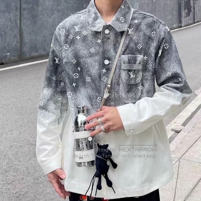 Louis Vuitton Louis Vuitton Gradient Star Denim Shirt Size US L / EU 52-54 / 3 - 6 Thumbnail