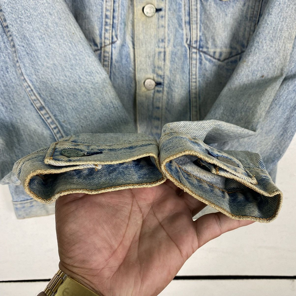 Levi's 70s Levis Type 3 Orange Tab Jacket Size US M / EU 48-50 / 2 - 8 Thumbnail