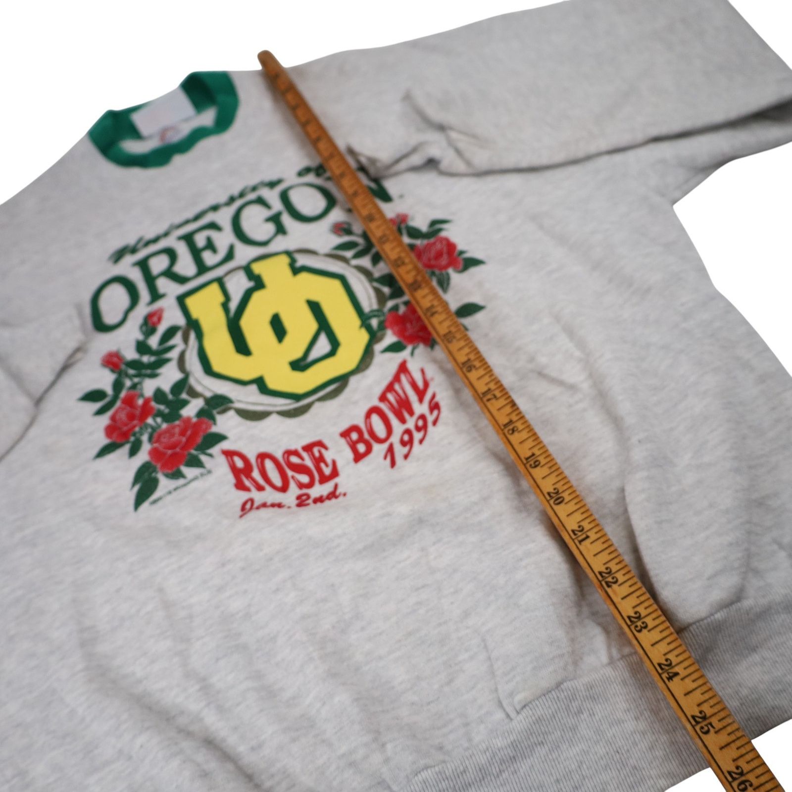 NCAA × Vintage VTG 1995 University of Oregon Rose Bowl Graphic Sweatshirt Size US L / EU 52-54 / 3 - 9 Thumbnail
