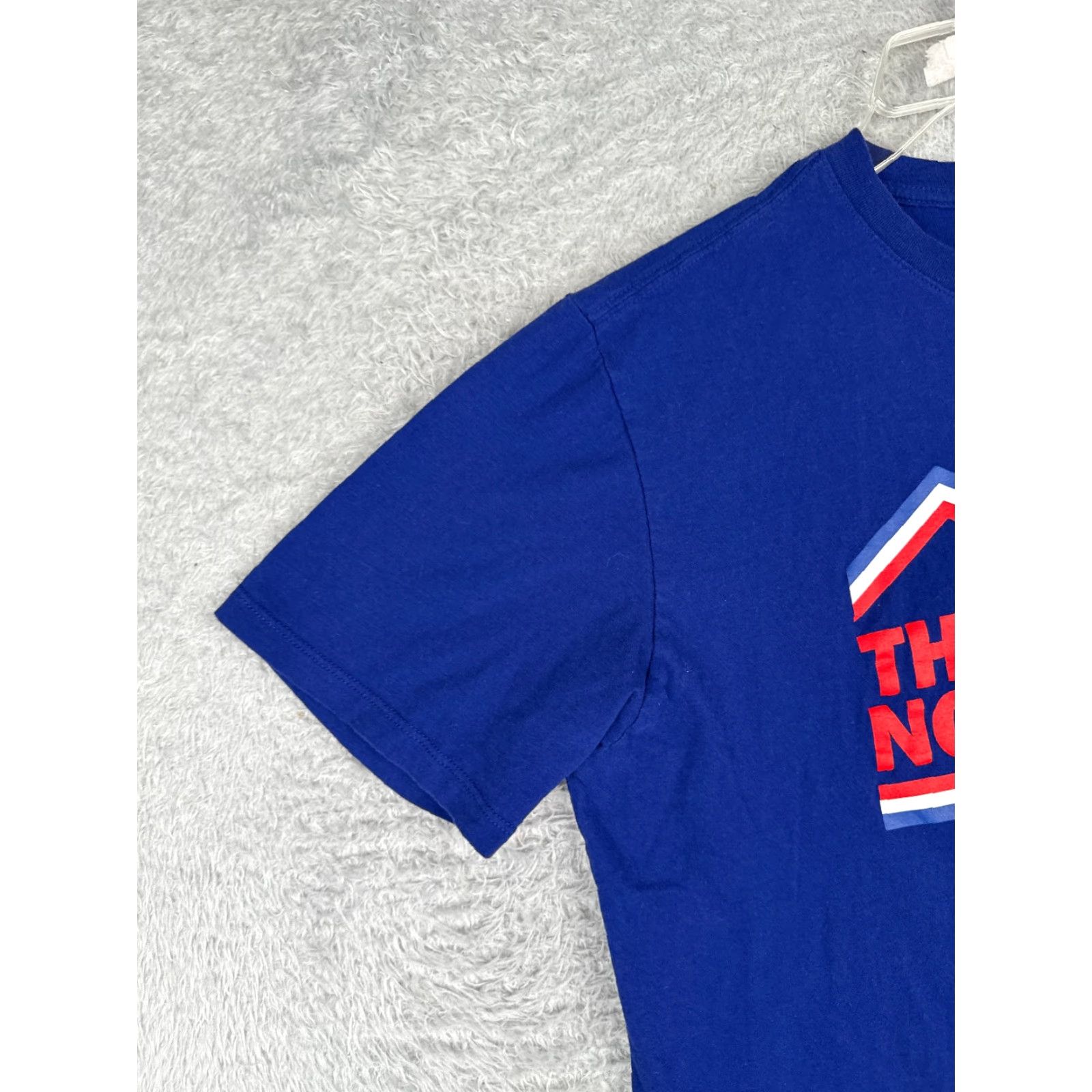 The North Face The North Face Shirt Men L Blue 100% Cotton Short Sleeve Crew Neck Logo Size US L / EU 52-54 / 3 - 3 Thumbnail