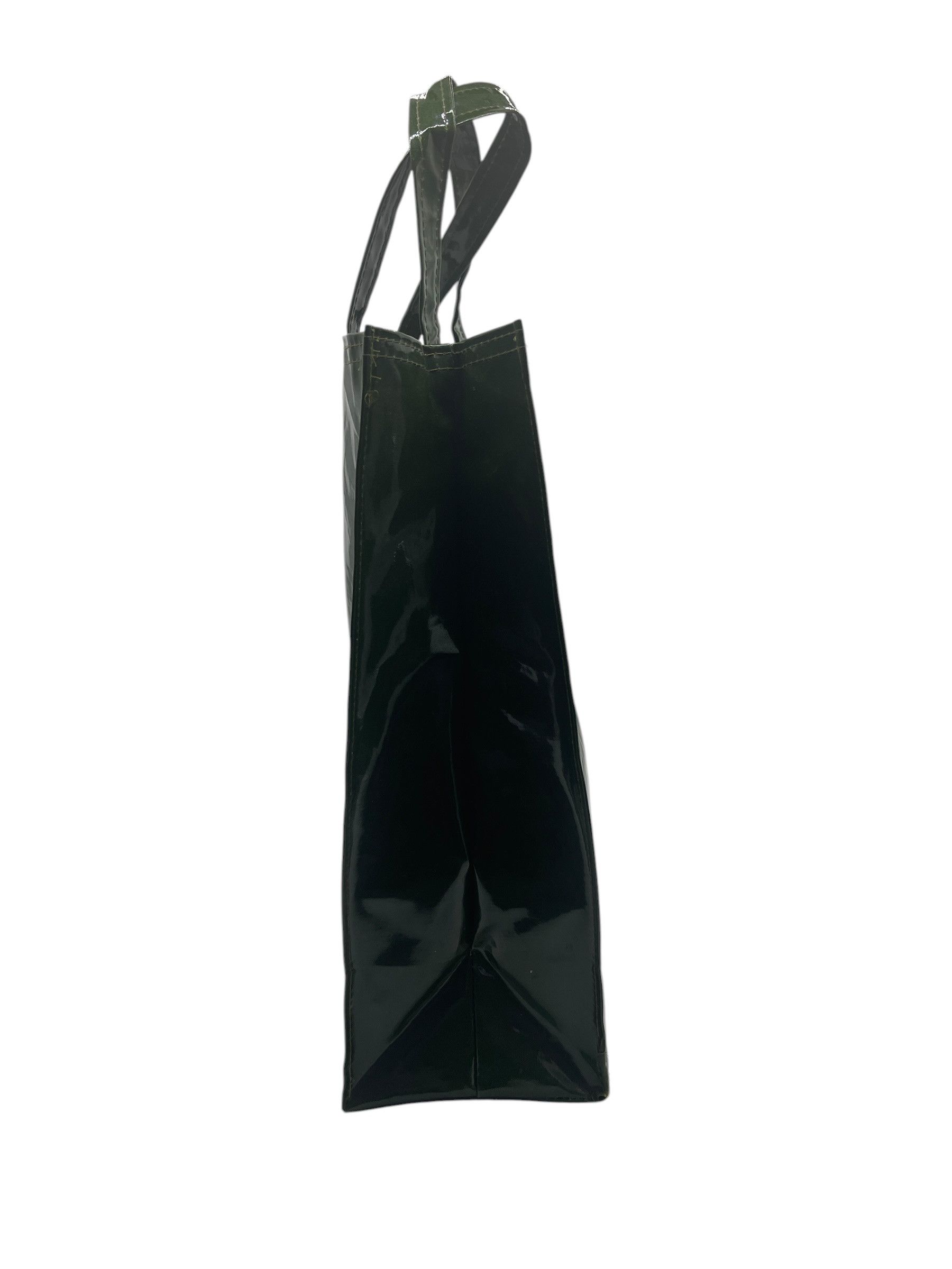 Harrods Vintage Harrods Knightsbridge Green PVC Vinyl Shopper Tote Size ONE SIZE - 4 Thumbnail