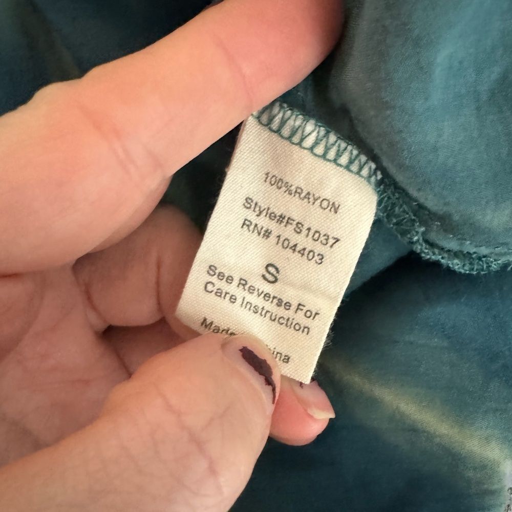 Other Fifty Street Blue Criss Cross Back Tank Top | Size Small | R Size S / US 4 / IT 40 - 5 Thumbnail